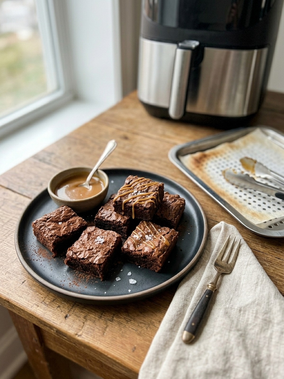 Serving and variation ideas for Air Fryer Brownies