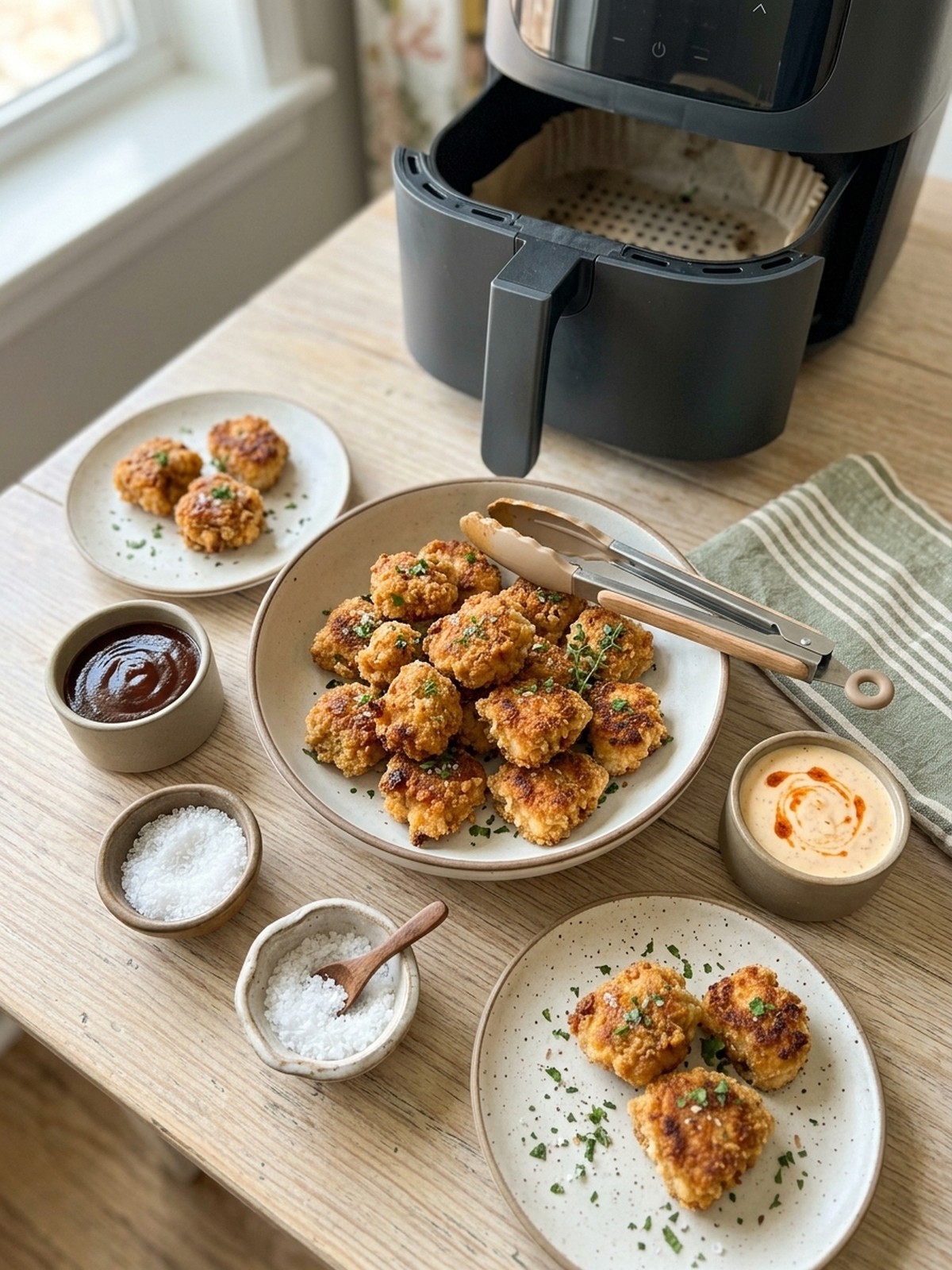 Serving and variation ideas for Air Fryer Chicken Bites