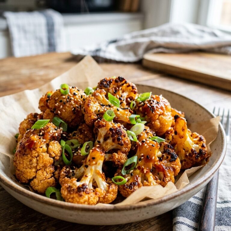 Air Fryer Korean Cauliflower