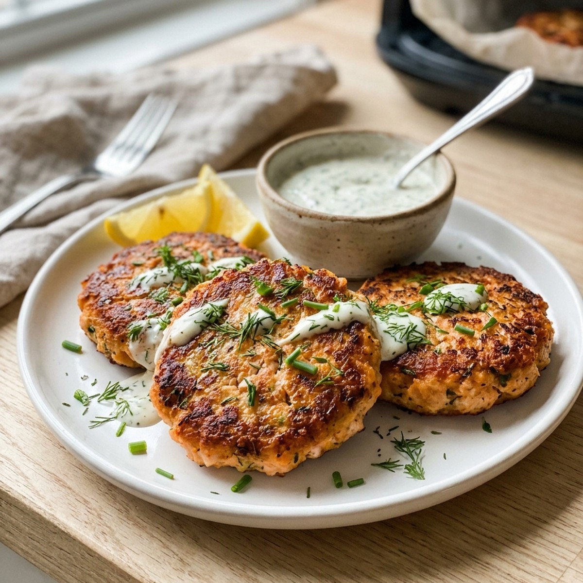 Air Fryer Salmon Patties