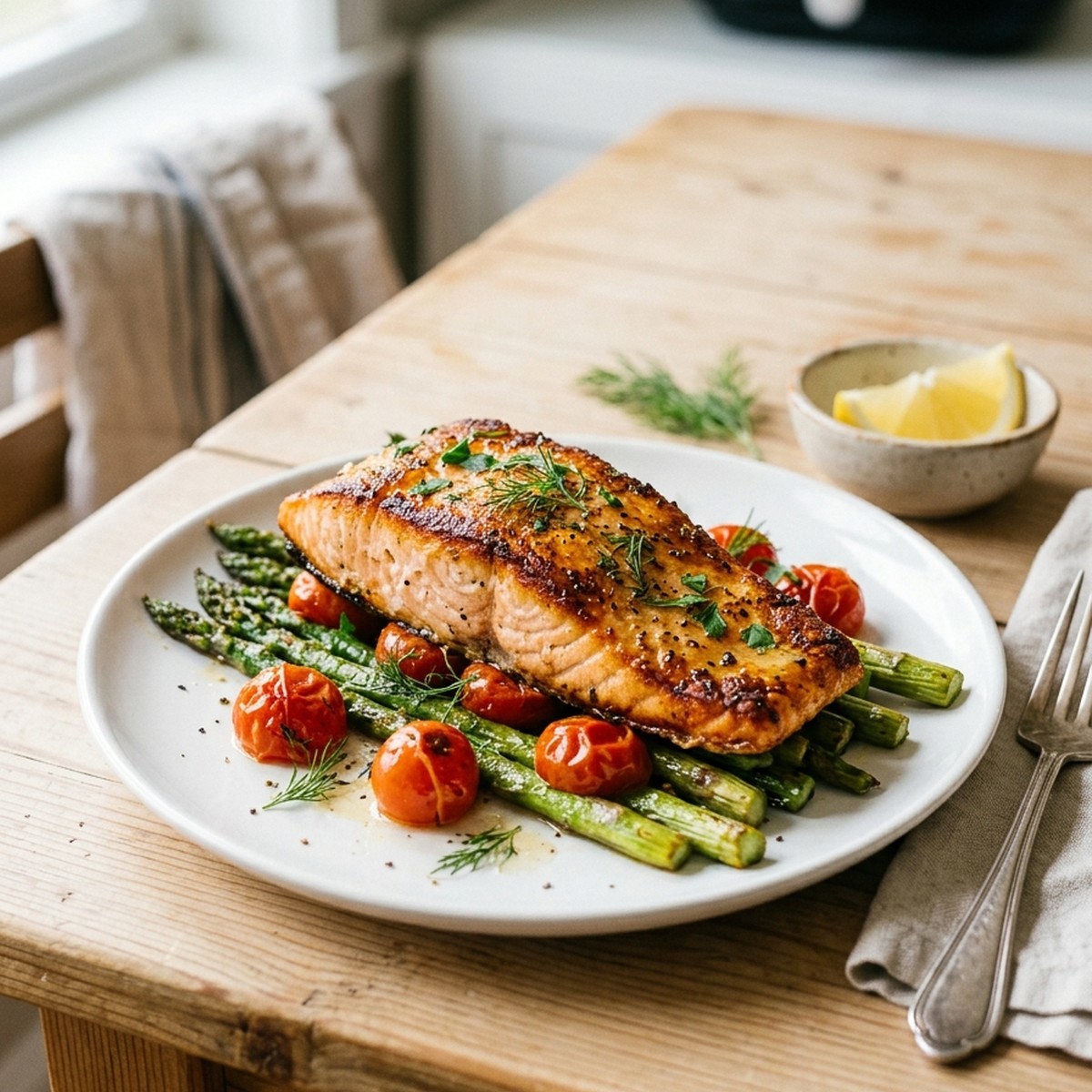 Air Fryer Salmon