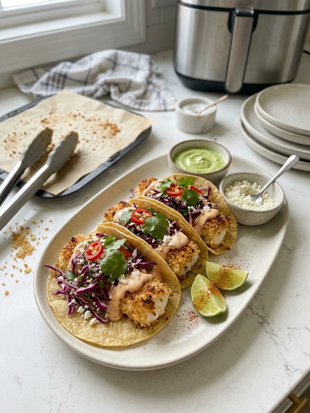 Serving and variation ideas for Baja Fish Tacos
