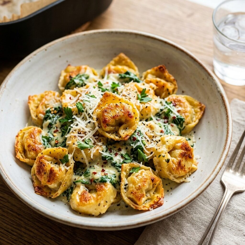 Creamy Spinach Tortellini