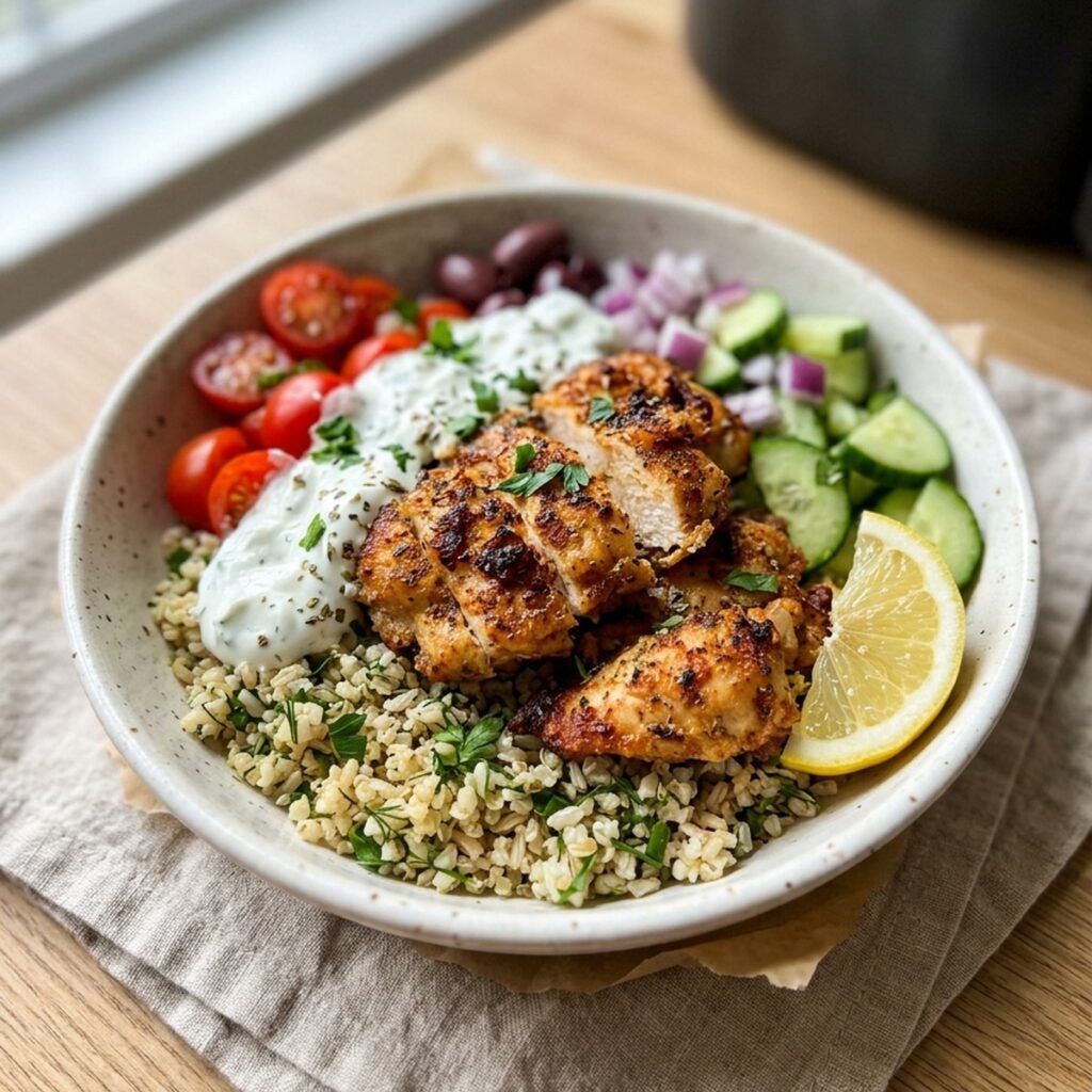 Greek Chicken Bowls