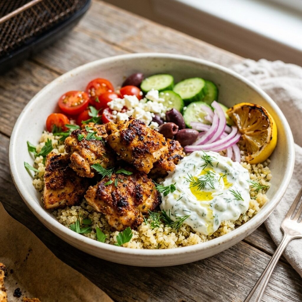 Greek Chicken Bowls