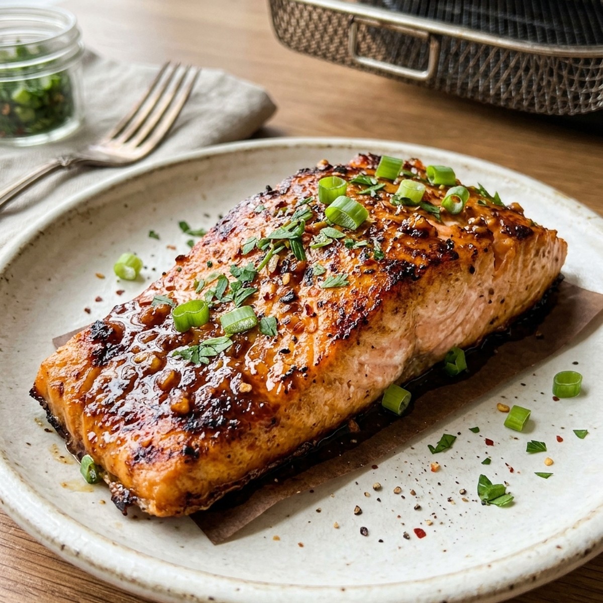 Honey Garlic Butter Baked Salmon