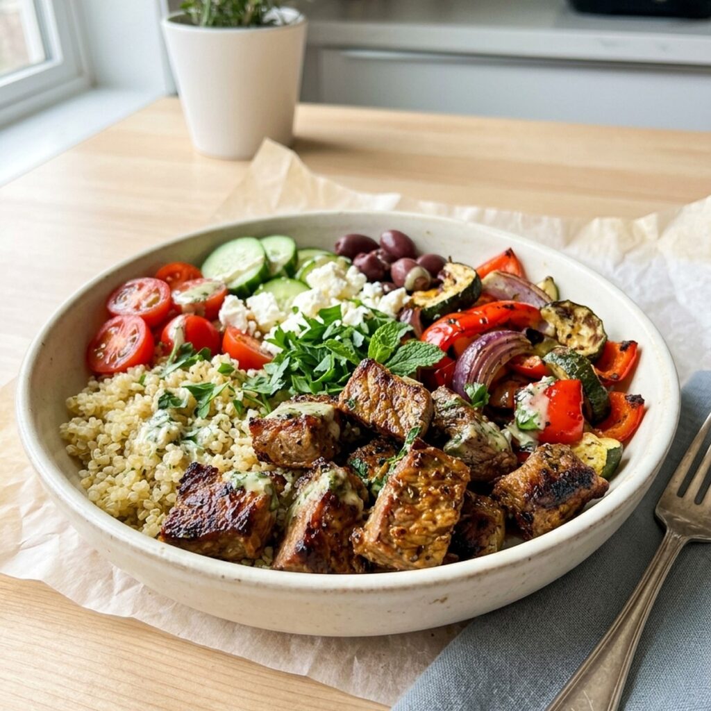 Mediterranean Steak Bowl