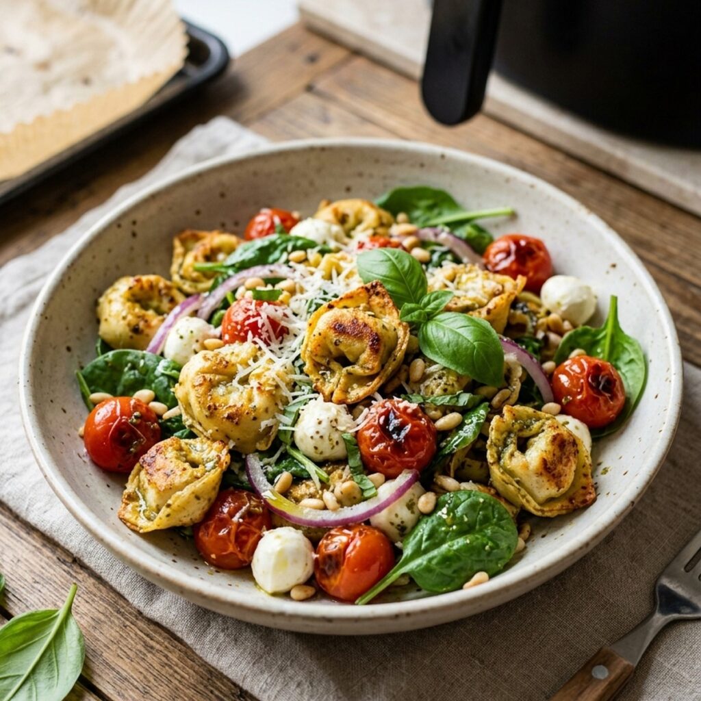 Pesto Tortellini Pasta Salad